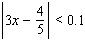 Solve the inequality.   A)    B)    C)    D)    E)  no solution
