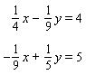 Solve the following system by the addition method.   If the system is dependent or inconsistent, indicate this.