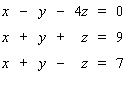 Solve the system.   If the system is dependent or inconsistent, indicate this.