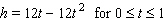 Hali is tossing a quarter into the air with an underhand motion. The distance the quarter is above her hand at any time is given by the function   where h is the height of the quarter in feet, and t is the time in seconds. Use the data from the table to graph the function. TIME (SEC)  FUNCTION RULE DISTANCE (FT)  t   h 0   0 0.1   1.08 0.2   1.92 0.3   2.52 0.4   2.88 0.5   3 0.6   2.88 0.7   2.52 0.8   1.92 0.9   1.08 1   0 A)    B)    C)    D)   