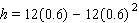 Hali is tossing a quarter into the air with an underhand motion. The distance the quarter is above her hand at any time is given by the function   where h is the height of the quarter in feet, and t is the time in seconds. Use the data from the table to graph the function. TIME (SEC)  FUNCTION RULE DISTANCE (FT)  t   h 0   0 0.1   1.08 0.2   1.92 0.3   2.52 0.4   2.88 0.5   3 0.6   2.88 0.7   2.52 0.8   1.92 0.9   1.08 1   0 A)    B)    C)    D)   