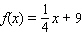 For the function   find the value of x for which   A)    B)    C)    D)    E)   
