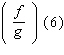 Given f ( x )  = x 2 - 2 x - 24 and g ( x )  = x - 6, find the following.   A)  ( f - g )  ( 6 )  = - 5 B)  ( f - g )  ( 6 )  = 15 C)  ( f - g )  ( 6 )  = - 9 D)  ( f - g )  ( 6 )  = 11 E)  Undefined