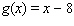 Let   and   . Find the function   . A)    B)    C)    D)    E)   