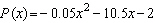 A company manufactures and sells prerecorded videotapes. Here are the equations they use in connection with their business. Number of tapes sold each day:   Selling price for each tape:   Daily fixed costs:   Daily variable costs:     the difference between revenue and cost.   the product of the number of tapes sold each day and the selling price of each tape.   the sum of the fixed costs and the variable costs. Find the profit function   . A)    B)    C)    D)    E)   
