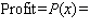 A company manufactures and sells diskettes for home computers. Here are the equations they use in connection with their business. Number of diskettes sold each day:   Selling price for each diskette:   Daily fixed costs:   Daily variable costs:     the difference between revenue and cost.   the product of the number of diskettes sold each day and the selling price of each diskettes.   the sum of the fixed costs and the variable costs. Find the profit function   . A)    B)    C)    D)    E)   