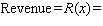 A company manufactures and sells diskettes for home computers. Here are the equations they use in connection with their business. Number of diskettes sold each day:   Selling price for each diskette:   Daily fixed costs:   Daily variable costs:     the difference between revenue and cost.   the product of the number of diskettes sold each day and the selling price of each diskettes.   the sum of the fixed costs and the variable costs. Find the profit function   . A)    B)    C)    D)    E)   