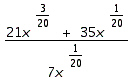 Divide.   A)    B)    C)    D)    E)   