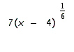 Factor   from   A)    B)    C)    D)    E)   