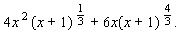 Factor   from   A)    B)    C)    D)    E)   