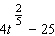 Factor the expression as if it were a trinomial.   A)    B)    C)    D)    E)   