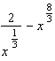 Simplify the expression to a single fraction.  