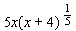 Factor   from  
