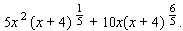 Factor   from  