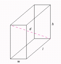 The length of the diagonal of a rectangular box with length l , width w , and height h , is given by   . Find the length of the diagonal of a rectangular box that is 5 feet wide, 8 feet long, and 12 feet high. Round your answer to the nearest tenth of a foot.   A)  The length of the diagonal is 239.1 feet. B)  The length of the diagonal is 233.0 feet. C)  The length of the diagonal is 14.6 feet. D)  The length of the diagonal is 15.3 feet. E)  The length of the diagonal is 14.2 feet.