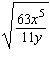 Write the expression in simplified form.  