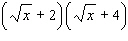 Multiply. (Assume all expressions appearing under a square root symbol represent nonnegative numbers.)    A)    B)    C)    D)    E)   