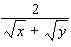 Rationalize the denominator in the following expression. (Assume all expressions appearing under a square root symbol represent nonnegative numbers.)    A)    B)    C)    D)    E)   
