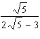 Rationalize the denominator in the following:  