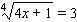 Solve the equation.   x = __________