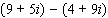 Combine the complex numbers.   A)    B)    C)    D)    E)   