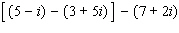 Combine the complex numbers.   A)    B)    C)    D)    E)   