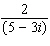 Find the quotient. Write the answer in standard form for complex numbers.  