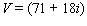 Complex numbers may be applied to electrical circuits. Electrical engineers use the fact that resistance   to electrical flow of the electrical current   and the voltage   are related by the formula   . (Voltage is measured in volts, resistance in ohms, and current in amperes). Find the resistance to electrical flow in a circuit that has a voltage   volts and current   amps.