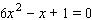 Solve the following quadratic equation by completing the square.   x = __________