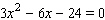 Solve the following quadratic equation by completing the square.   x = __________