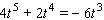 Look for the greatest common factor, then use the quadratic formula to find all solutions.   A)    B)    C)    D)    E)   