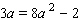 Use the discriminant to find the number and kind of solutions for the following equation.   A)  D = 73, two irrational B)  D = - 4, two complex C)  D = 4, two rational D)  D = - 73, two complex E)  D = 0, one rational