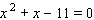 Use the discriminant to find the number and kind of solutions for the following equation.   Discriminant   __________ How many solutions does the equation have? __________ What kind of solutions are they? __________