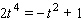 Solve the equation.  
