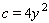 Solve   for   by using the quadratic formula with   ,   , and   .