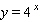 Choose the graph of the function below.   A)    B)    C)    D)   