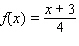 For the following one-to-one function, find the equation of the inverse.   A)    B)    C)    D)    E)   