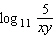 Use properties of logarithms to expand the expression as much as possible.   A)    B)    C)    D)    E)   