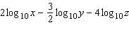 Write the expression as a single logarithm.   A)    B)    C)    D)    E)   