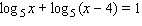 Solve the equation.   A)  x = - 5, 1 B)  x = 1 C)  x = 5 D)  x = -5 E)  x = 5, - 1