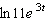 Use the properties of logarithms to expand the following expression.  