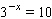 Solve the exponential equation. Round your answer to four decimal places, if necessary.   x = __________