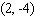 Find the distance between the following points.   and   A)    B)    C)    D)    E)   