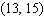 Find the distance between the following points.   and  