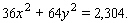 Find y when x is 6.4 in the equation   A)    B)    C)    D)    E)   