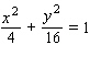 Choose the graph of the following equation.   A)    B)    C)    D)   
