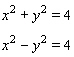 Solve the system of equations.   A)    B)    C)    D)    E)   
