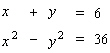 Solve the system of equations.   A)    B)    C)    D)    E)   