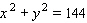 The equations of the circles are given as follows: Circle A Circle B Circle C         Find the points of intersection of circles A and B . A)    B)    C)    D)    E)   