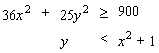 Choose the graph of the solution sets to the following systems.   A)    B)    C)    D)   